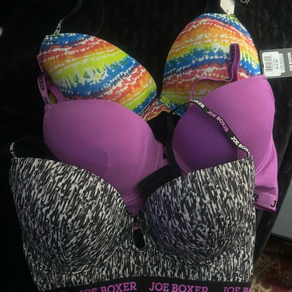 Set of 3 Bras 38C